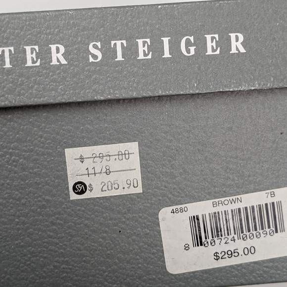 Walter Steiger Chocolate Brown Leather Heels - Picture 6 of 6